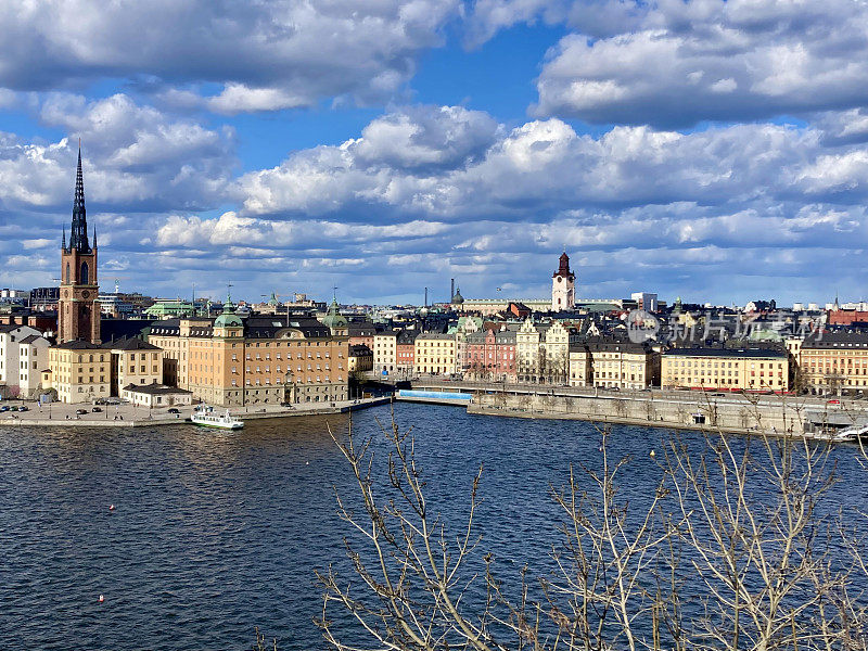 瑞典-斯德哥尔摩- Riddarholmen岛和Gamla Stan岛(老城区)